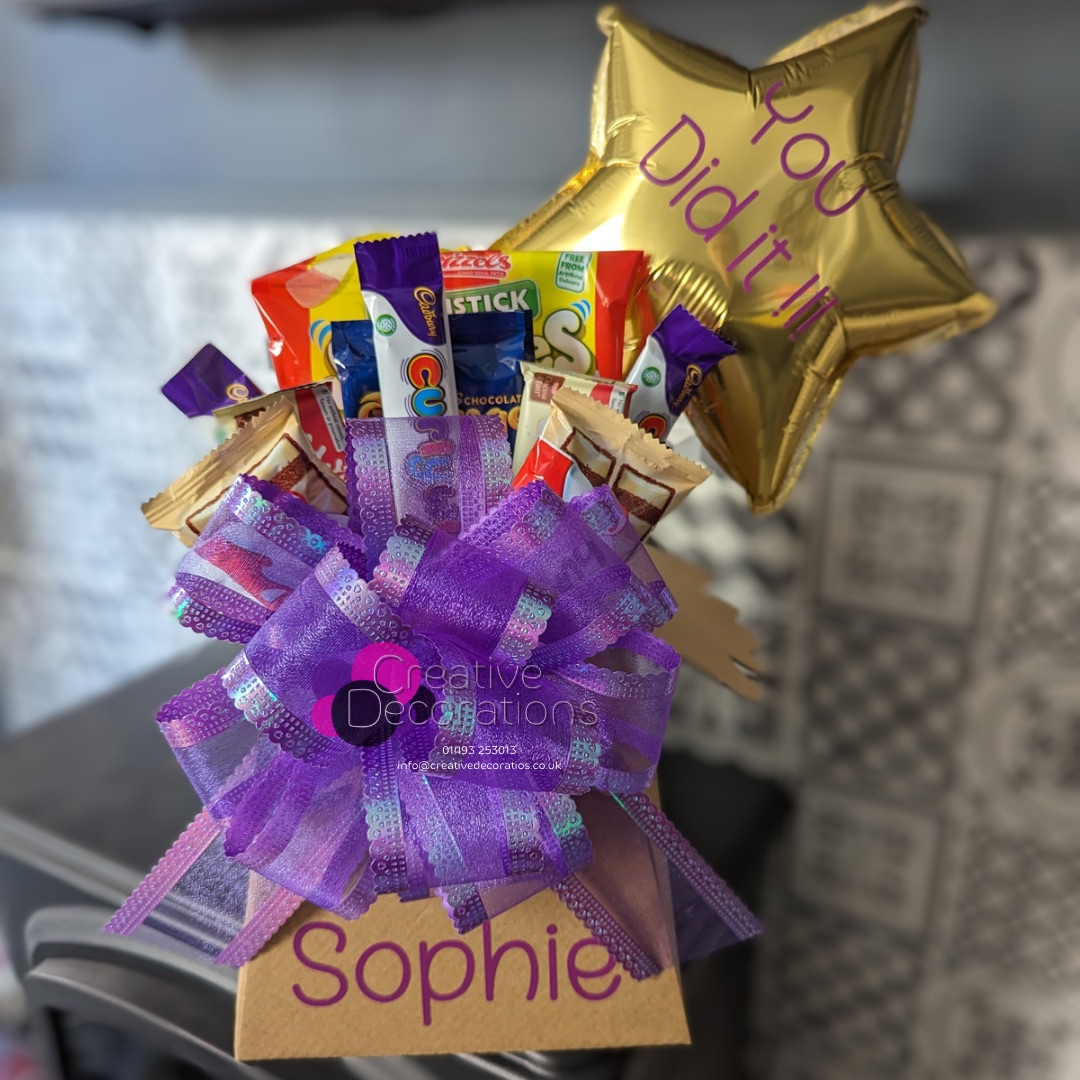 Chocolate bouquet with personalisation