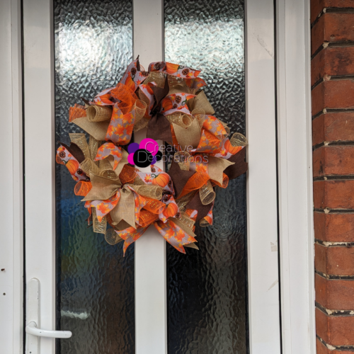 Autumn Themed Door Wreath