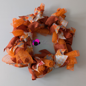 Autumn Leaves Themed Door Wreath