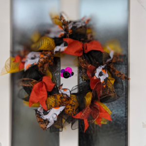 Halloween Themed Door Wreath