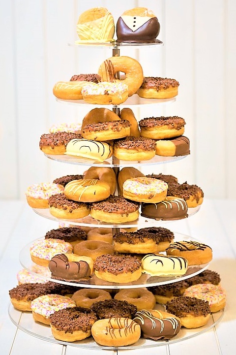 Great Yarmouth Sweet Tower, Set up with Doughnuts 