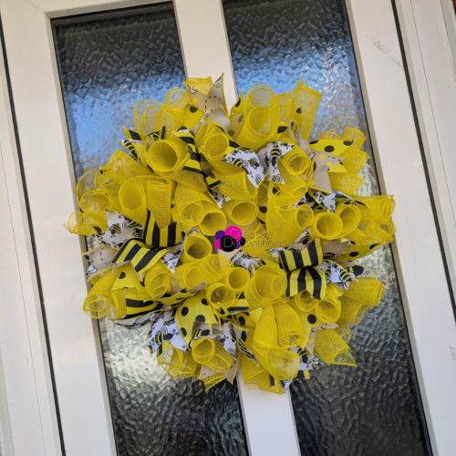 Buzzy Bee Door Wreath